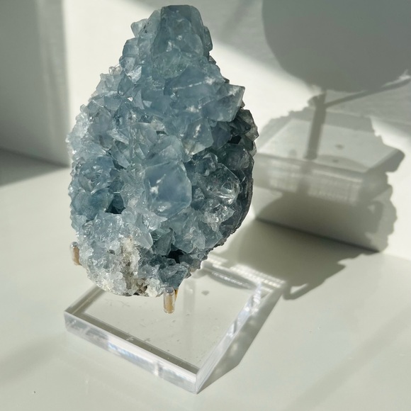 Celestite Cluster - Picture 6 of 13